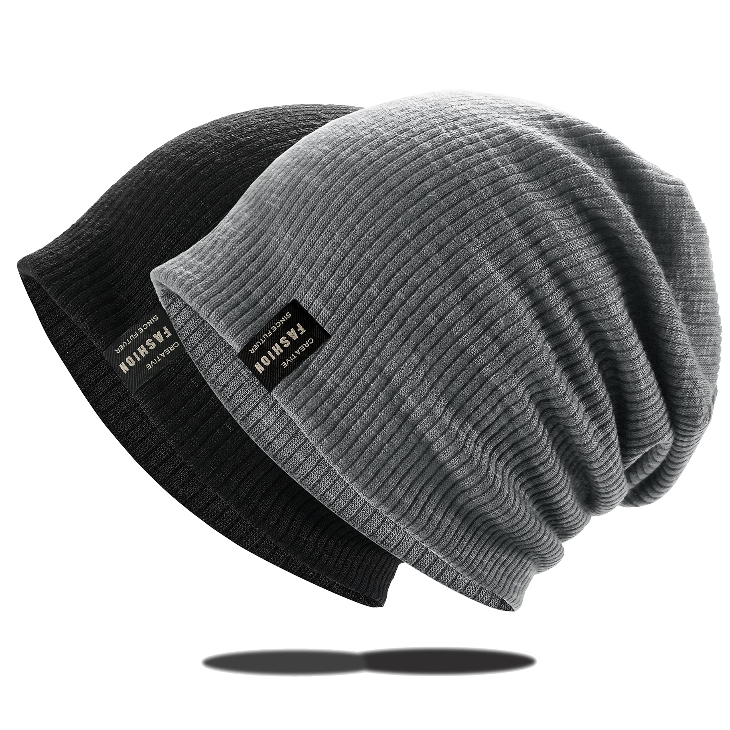 Trendy Stylish Knit Beanie Hat - Soft Breathable Stretchy Skull Cap for Men & Women - Perfect for Winter, Outdoor Sports & Casual Fashion