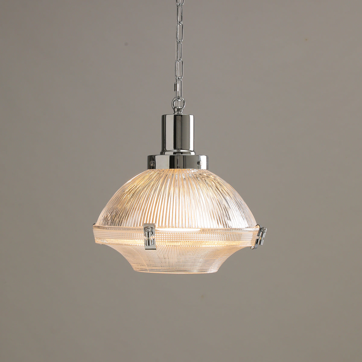Sloane Ribbed Pendant Light - Modern Farmhouse Ceiling Fixture for Kitchen Island, Dining Room & Bedroom Lighting