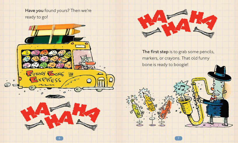Funny Bone Drawing Guide - Learn How to Draw with Humor & Creativity | Perfect for Artists, Beginners & Classroom Activities