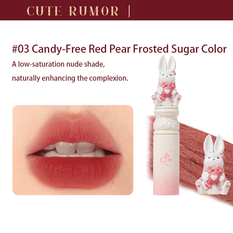 Limited Edition Cute Bunny Lip Cream - Moisturizing & Long Lasting Tinted Lip Balm for Soft Lips | Perfect for Valentine's Day Gifts & Everyday Lip Care