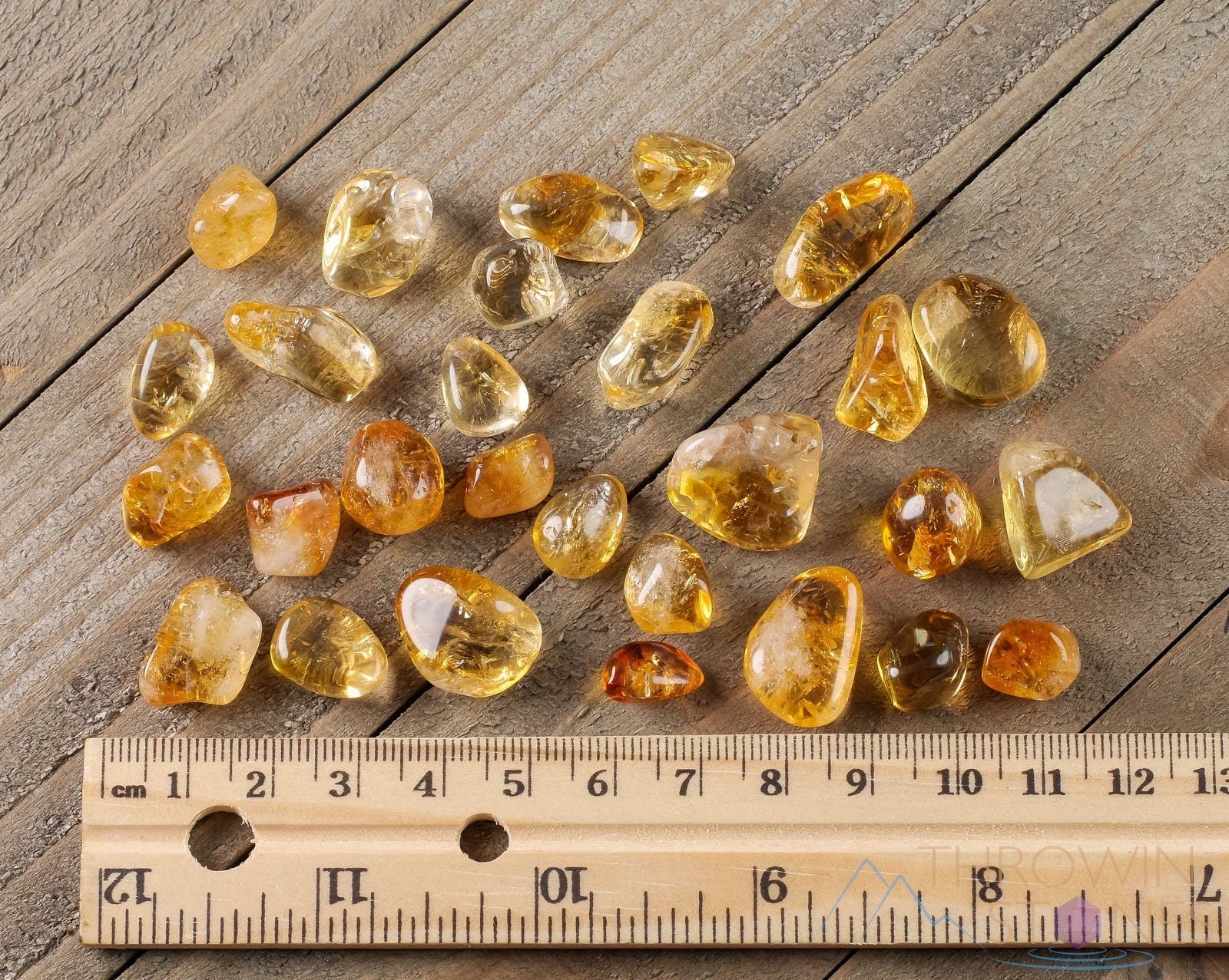Natural CITRINE Tumbled Stones - Healing Crystals for Self Care, Birthstone Jewelry Making & Energy Balancing | Perfect for Meditation, Home Decor & Spiritual Gifts (E0302)