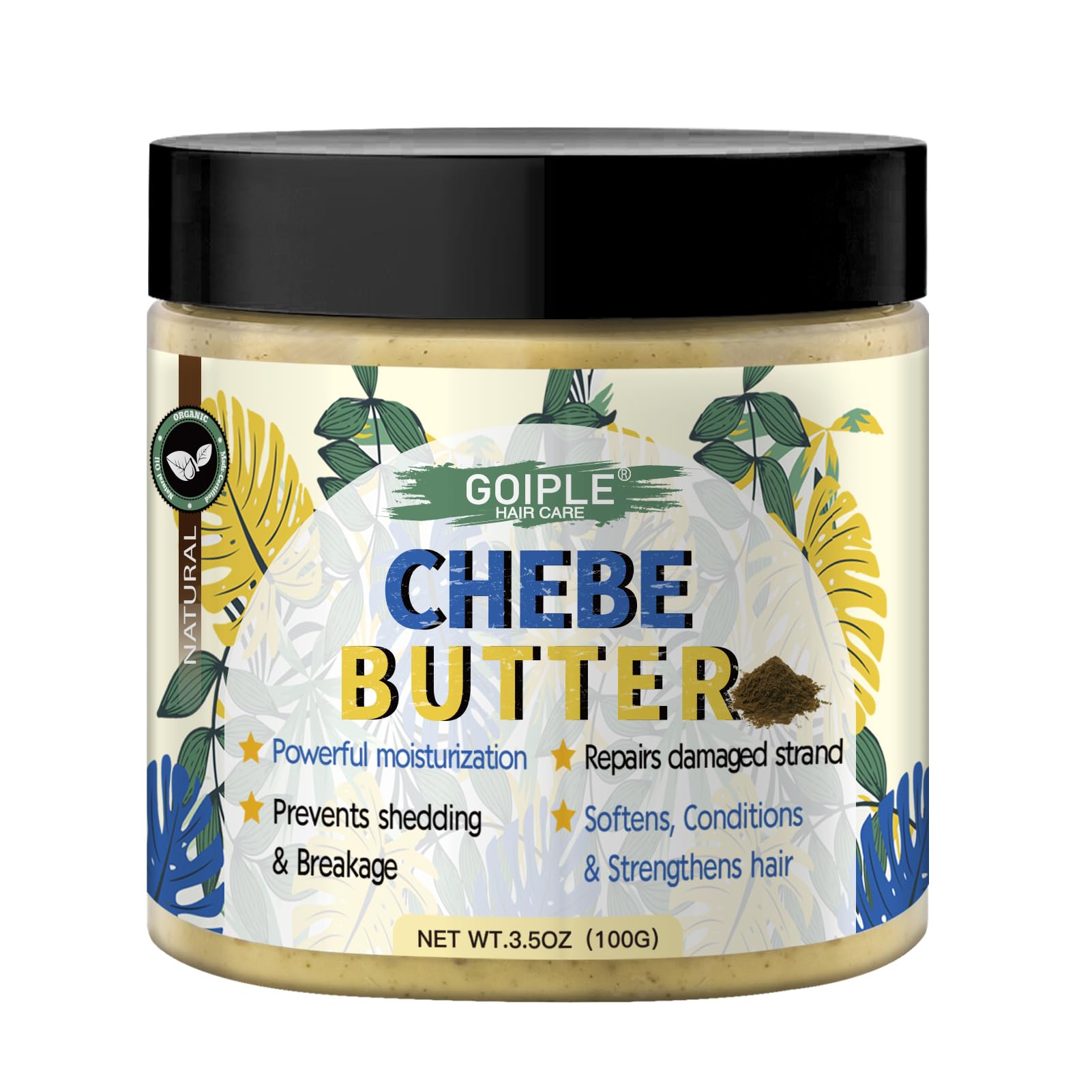 Chebe Hair Growth Butter for Men & Women – Deep Moisturizing Chebe Hair Grease for Dry Hair Treatment, Thickening & Strengthening | Natural Hair Care for Growth, Hydration & Repair – Perfect for Daily Use, Protective Styling & Natural Hair Revival
