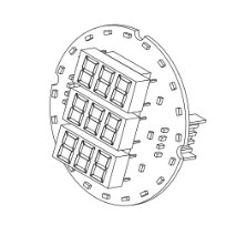 3 Digit Group Display for Model Opera White - Perfect for Industrial Control Panels, Machinery, and Equipment Monitoring