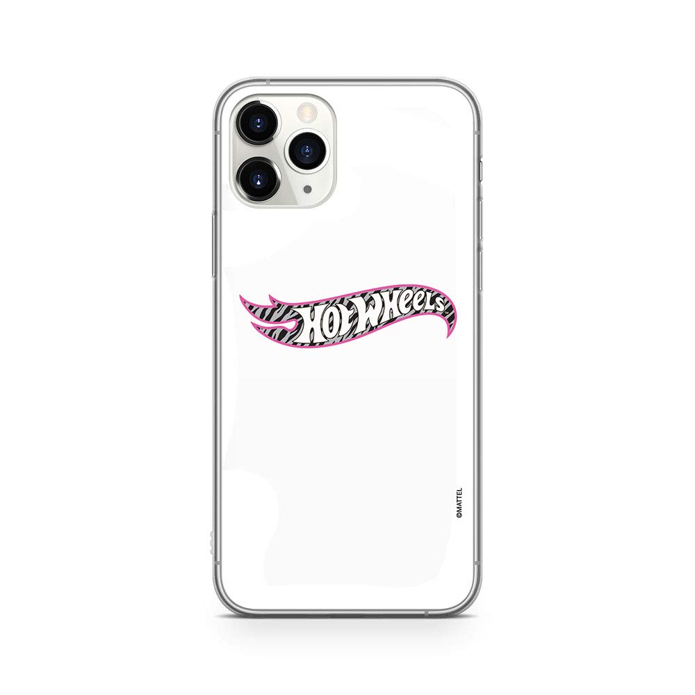 Official Hot Wheels iPhone 11 Pro Max Case - Premium Protective Silicone Cover with Perfect Fit (White) - Ideal for Racing Fans & Everyday Protection