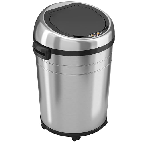 Brushed Silver Sensor 18 Gal