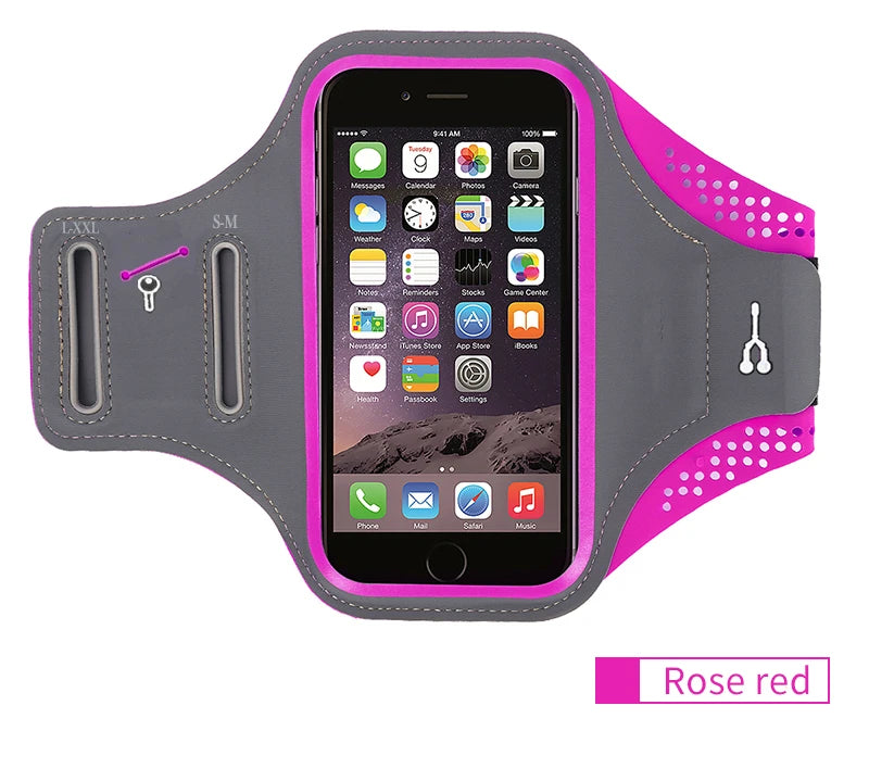 iPhone 15 Armband for Running & Outdoor Sports - Waterproof Phone Holder for Gym, Hiking, Cycling & Fitness Activities