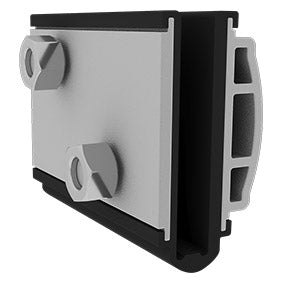 VersaTilt Channel Glazed System Pressure Plate Kit - Compatible with 12mm Glass for Secure Window & Door Installation | Perfect for Commercial & Residential Buildings