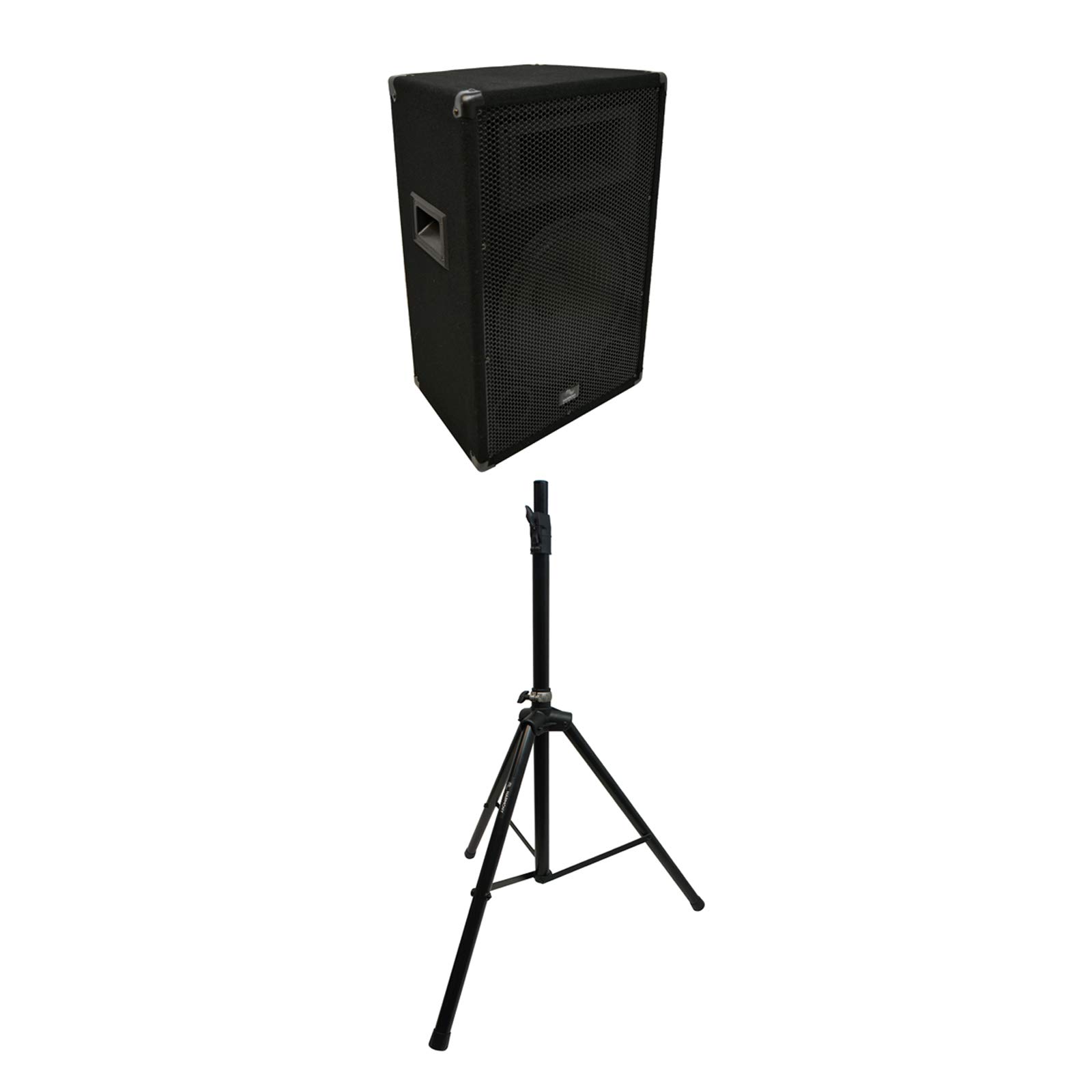 Harmony Audio 12 Inch Venue Series Passive PA Speaker with Tripod Stand - Professional Portable Sound System for Live Music, DJ Performances & Outdoor Events