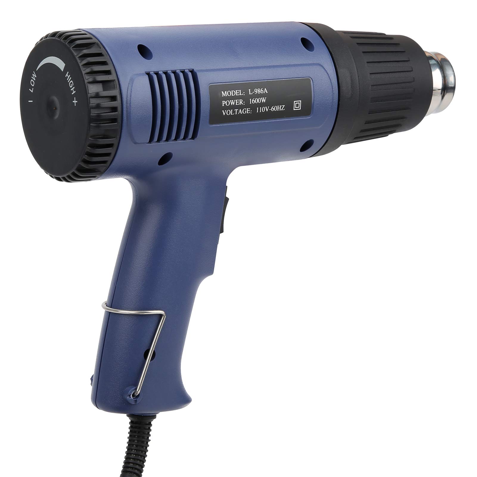 ABS Ceramic L-986A Hot Air Gun 110V - Professional Heat Gun for Welding, Shrink Wrapping, Paint Stripping & DIY Projects | US Standard Plug