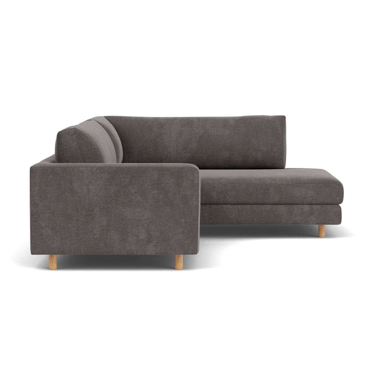 Douglas Fabric Right Corner Sofa - Modern L-Shaped Sectional Couch for Living Room, Small Spaces & Apartments | Comfortable Upholstered Furniture for Family Gatherings & Movie Nights
