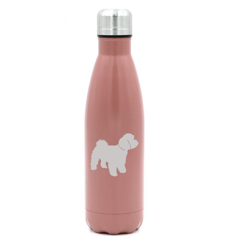 17 oz. Double Wall Vacuum Insulated Stainless Steel Water Bottle - Leak Proof Travel Mug for Hot & Cold Drinks - Perfect for Hiking, Camping, Gym & Office Use