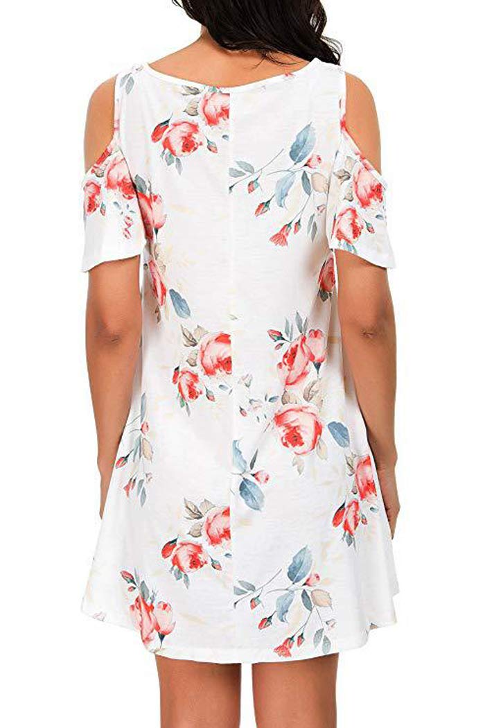 ASHER FASHION Kids Toddler Summer Sleeveless Sunflower Print Dress - Cute Backless Sundress for Girls, Beach Outfit, Playdate & Outdoor Activities