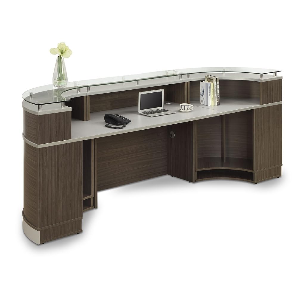 Modern Reception Desk with Counter - 110