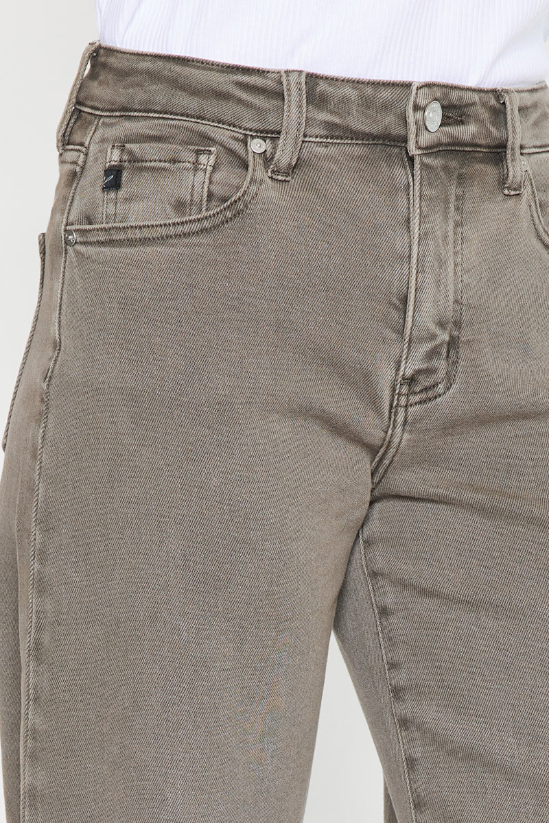 Dianella High Rise Crop Wide Leg Jeans for Women - Trendy Distressed Denim Pants for Casual Outfits & Streetwear Fashion