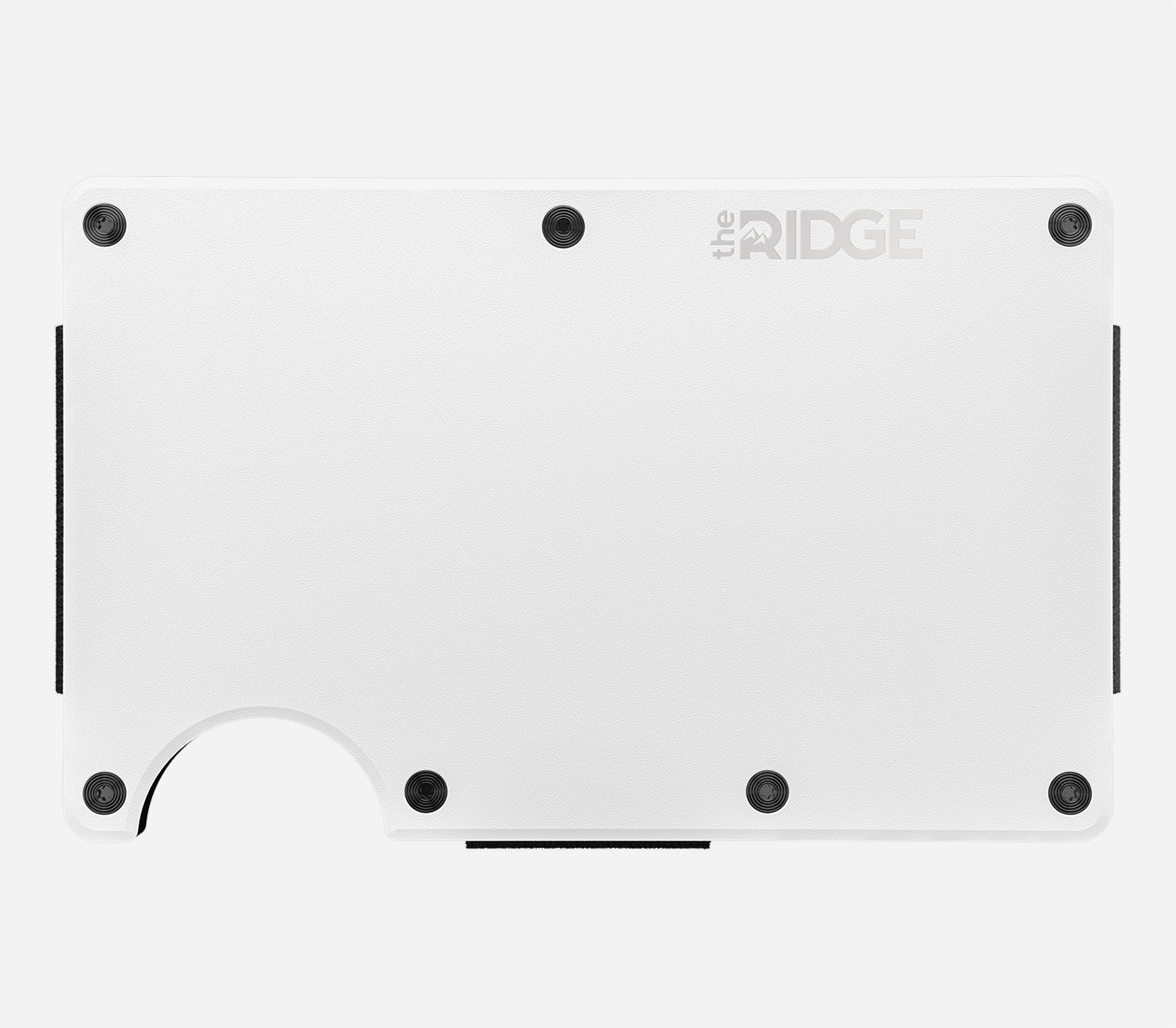 Ridge Wallet - Slim Minimalist RFID Blocking Front Pocket Wallet for Men - Polar White - Perfect for Travel, Everyday Carry & Gift Giving