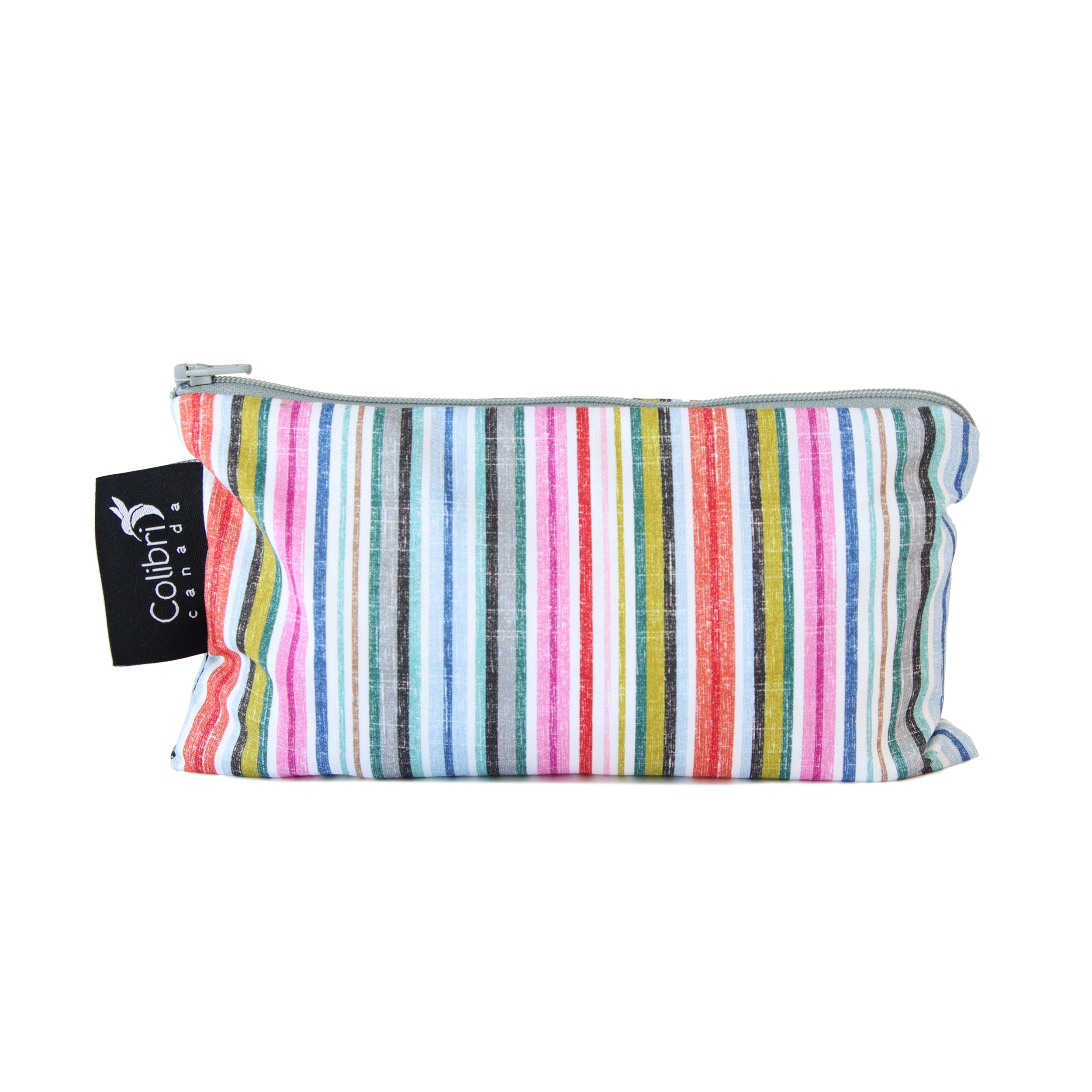 Colibri Summer Stripe Medium Wet Bag - Waterproof Swim Diaper Pouch for Beach, Pool & Travel - Perfect for Baby Essentials & Swim Gear Storage