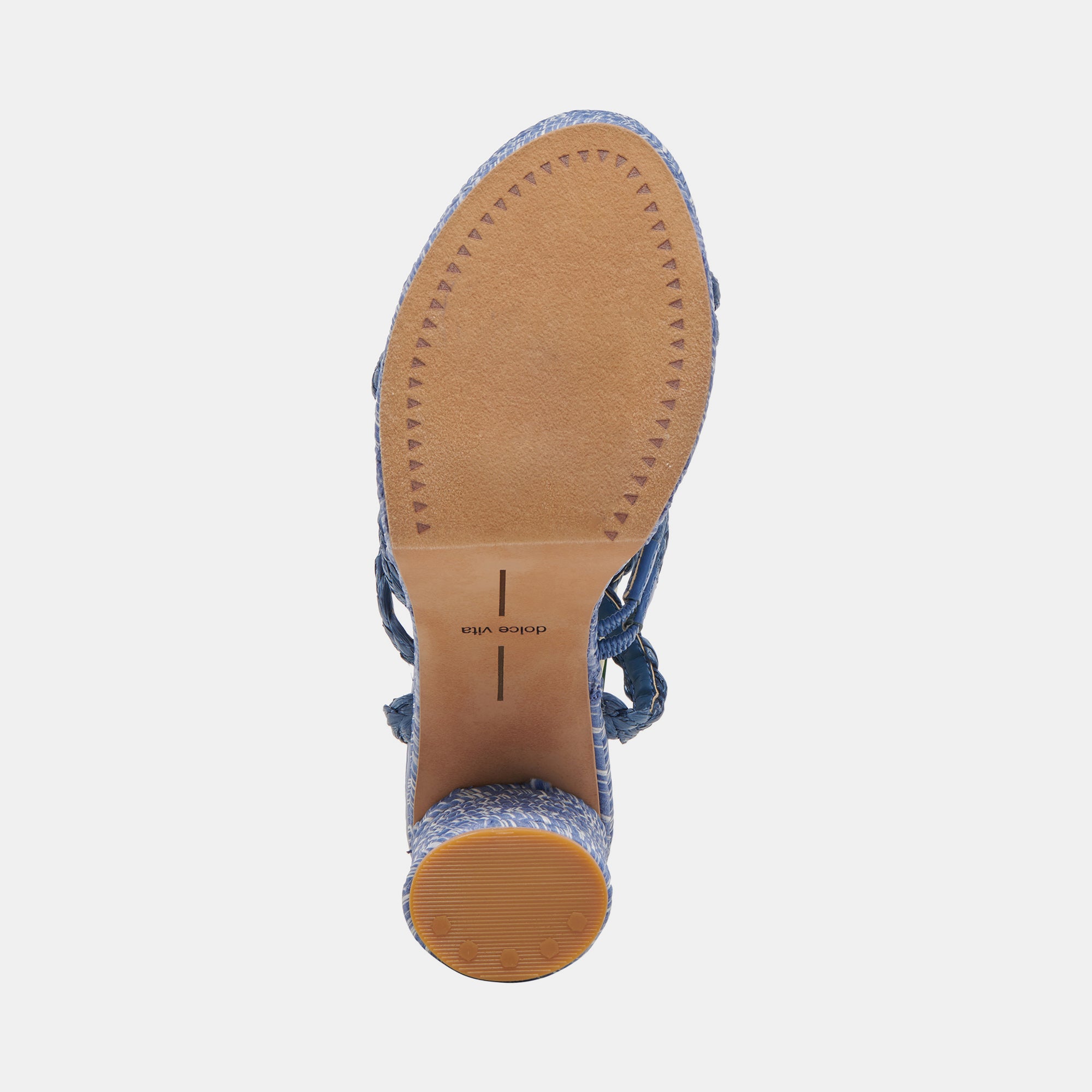CATINA Women's Blue Raffia High Heels - Comfortable & Stylish Sandals for Summer Parties, Weddings & Beach Vacations
