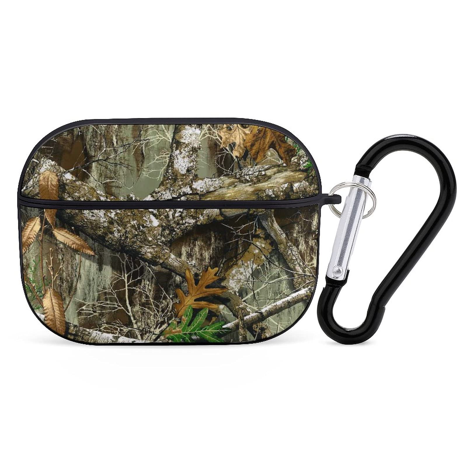 Autumn Hunting Camo AirPods Pro Case Cover - Shockproof Protective Wireless Charging Compatible with Keychain & Headphone Accessories | Perfect for Outdoor Activities, Hunting, and Daily Commute