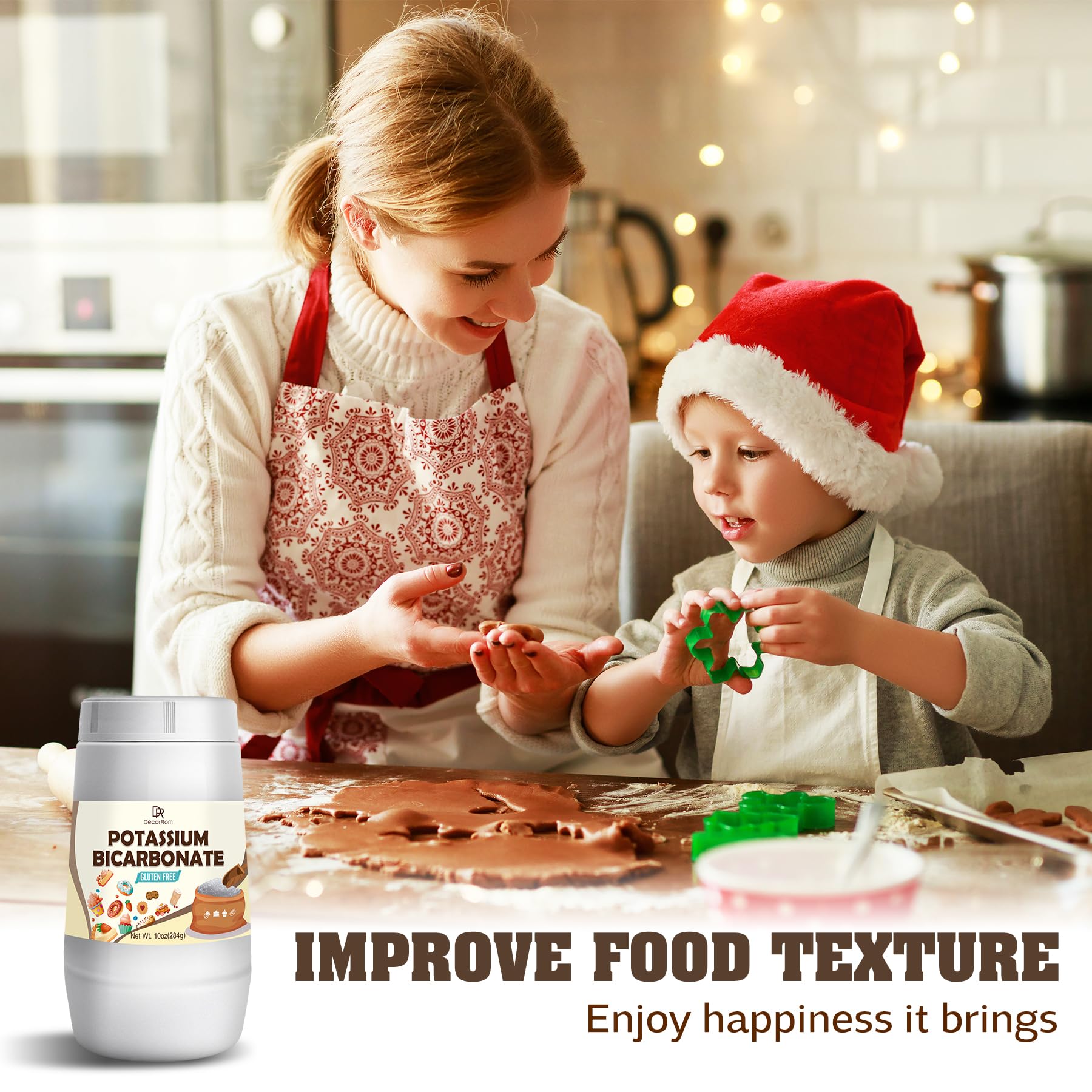 100% Pure Food Grade Potassium Bicarbonate Powder (10oz) - Natural Leavening Agent for Baking, Cookies, Cakes & Snacks | Plant Supplement & Wine Making Aid | Perfect for Home Baking, Gardening and DIY Projects