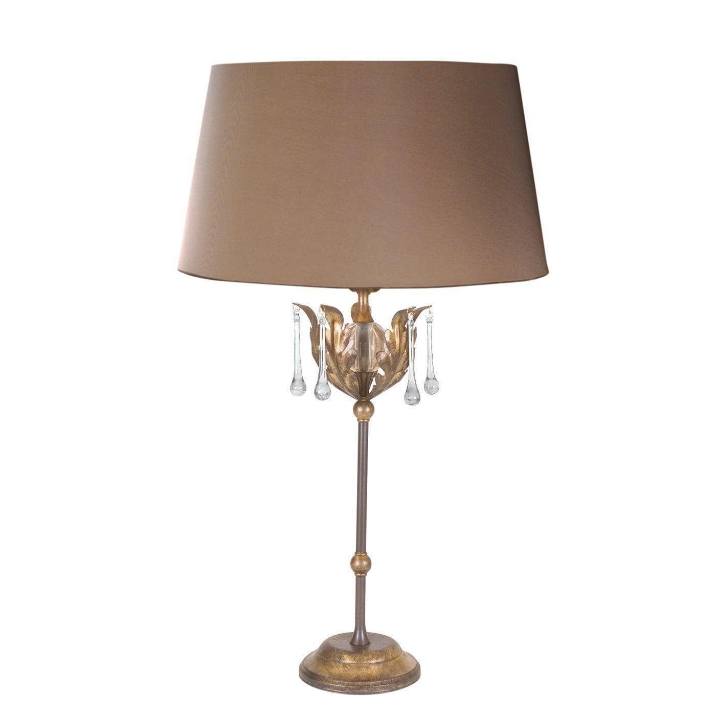 Elstead Lighting Amarilli 1 Bronze Table Lamp - Vintage Style Desk Light for Bedroom, Living Room & Office Decor