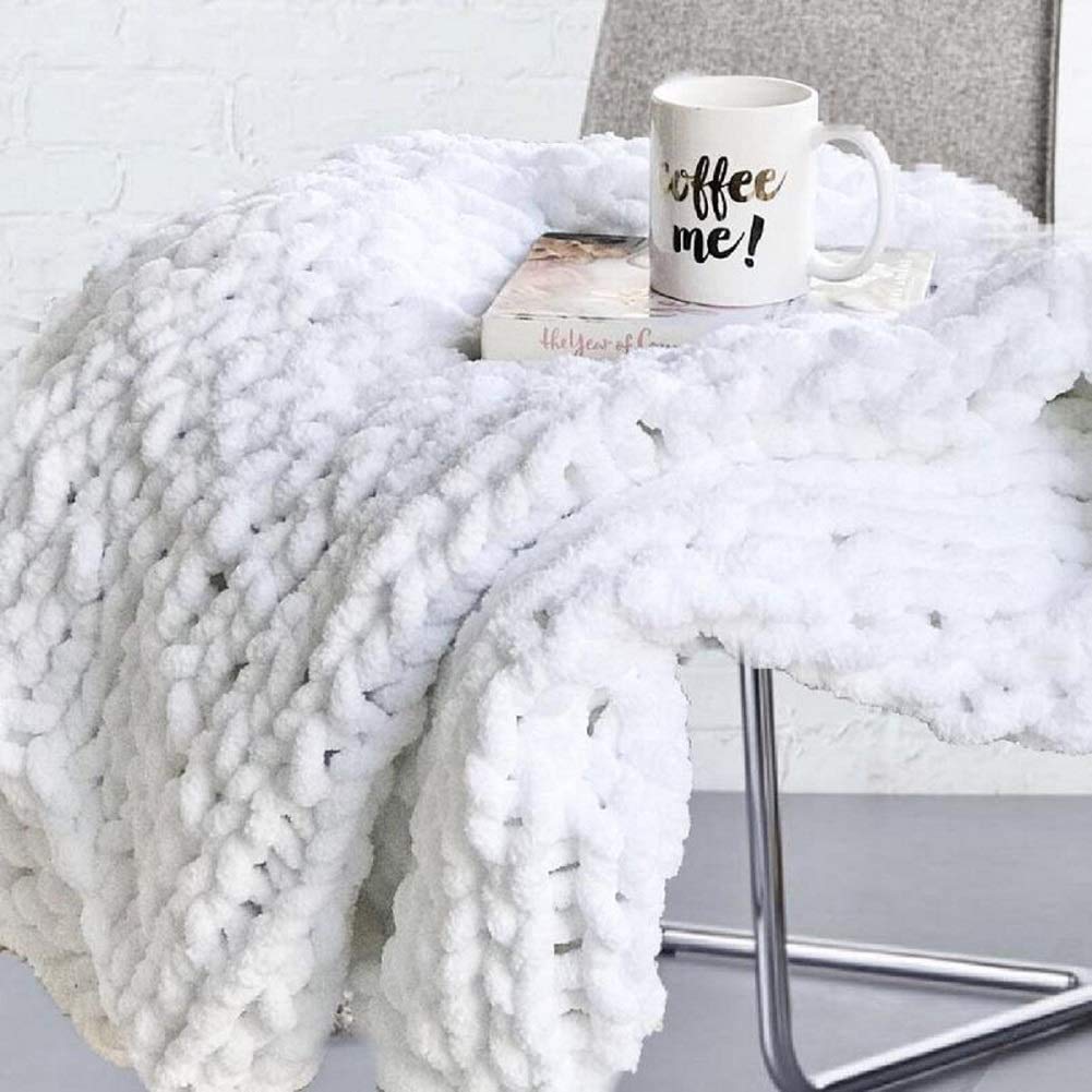 Handmade Chunky Knit Blanket - Super Large 40