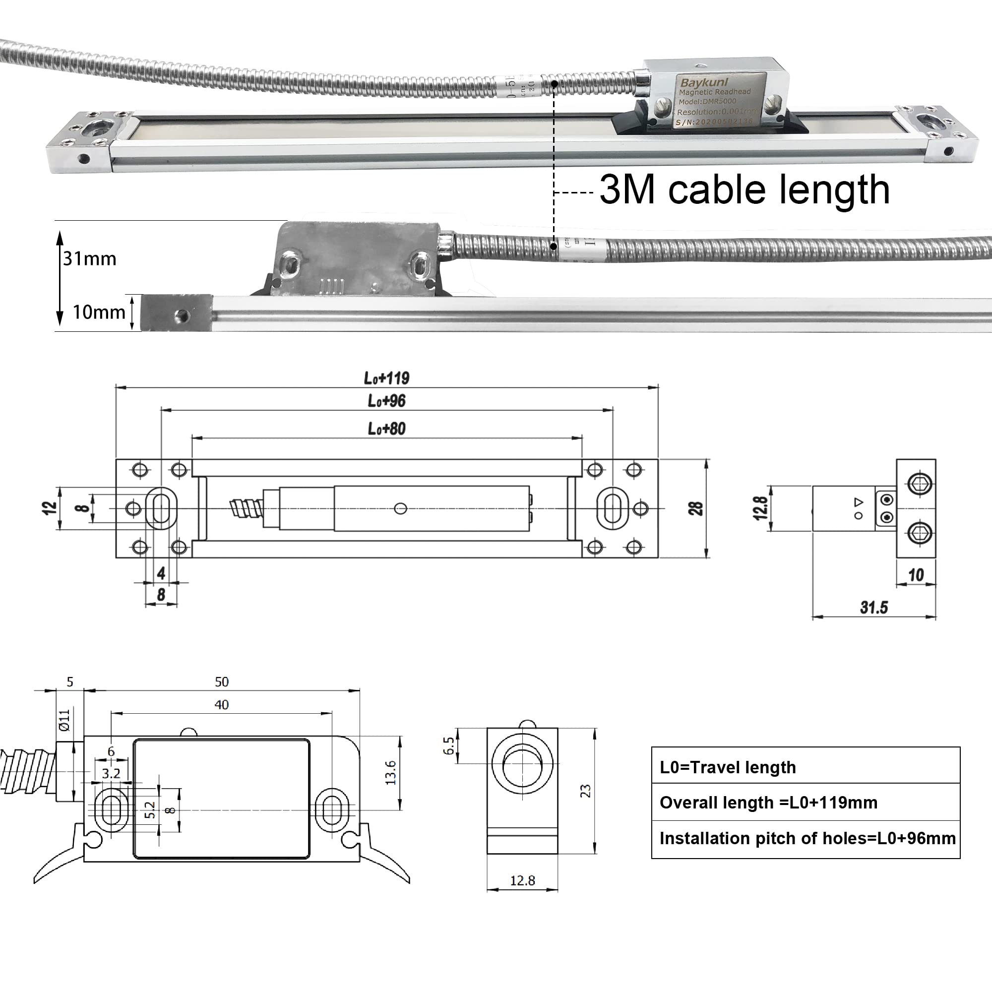 High Precision 5um 920mm (36