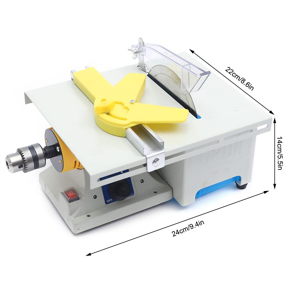 750W Mini Table Saw - 10000 RPM Portable Precision Woodworking Tool with 39.4