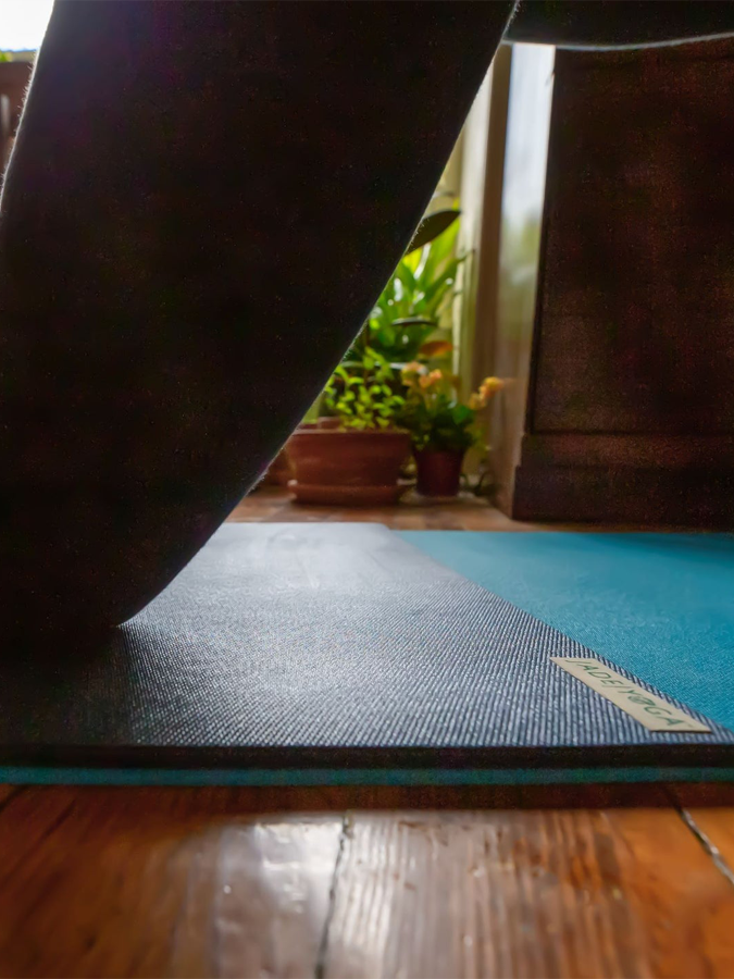 Premium Jade Fusion Mini Yoga Mat 8mm Thick - Non-Slip, Eco-Friendly & Portable for Home, Travel & Meditation Practice