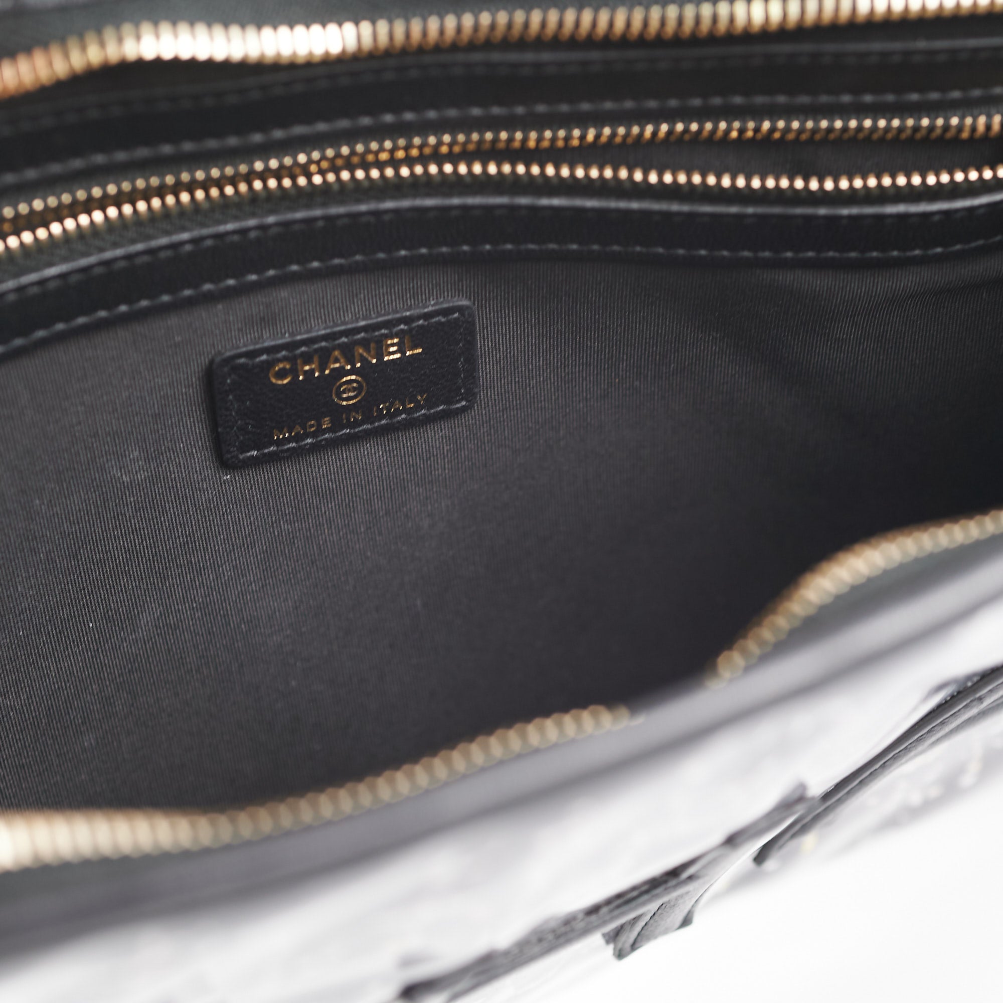 Chanel PVC Black Tweed Clutch Bag for Women | Luxury Designer Handbag for Evening Parties, Weddings & Special Occasions