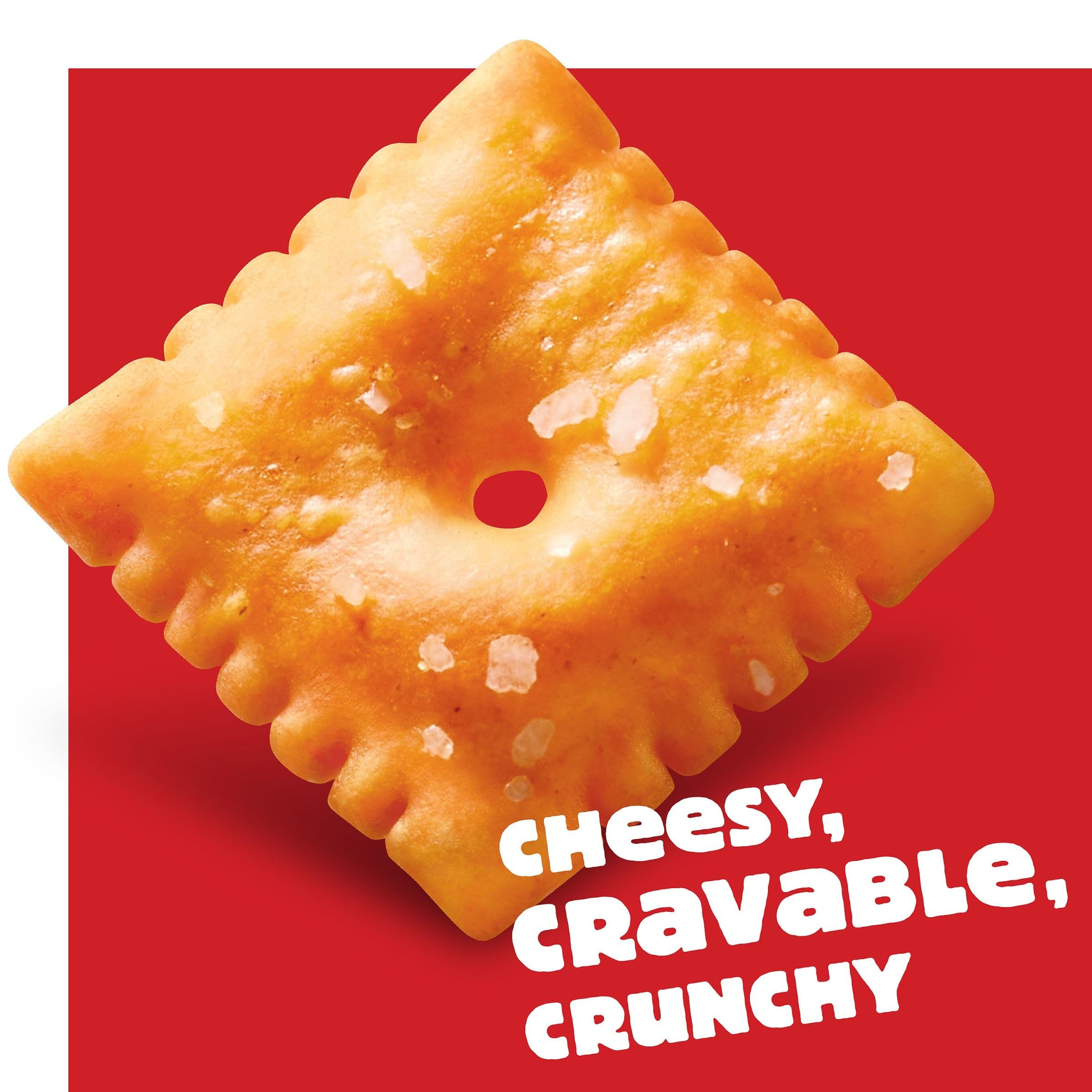 Cheez-It Original Baked Cheese Crackers - Family Size 21oz Box (Pack of 1) | Perfect for School Lunches, Office Snacks & Party Platters