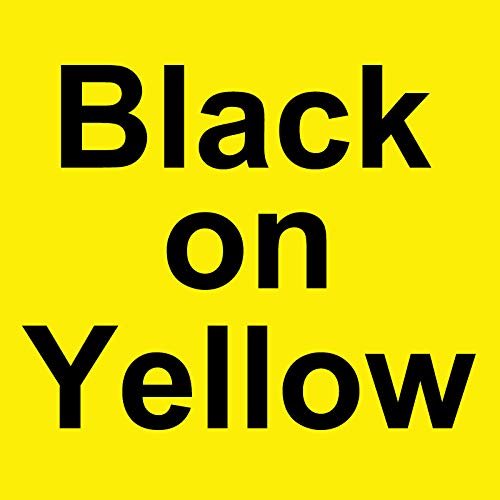 Tze-621 Black on Yellow
