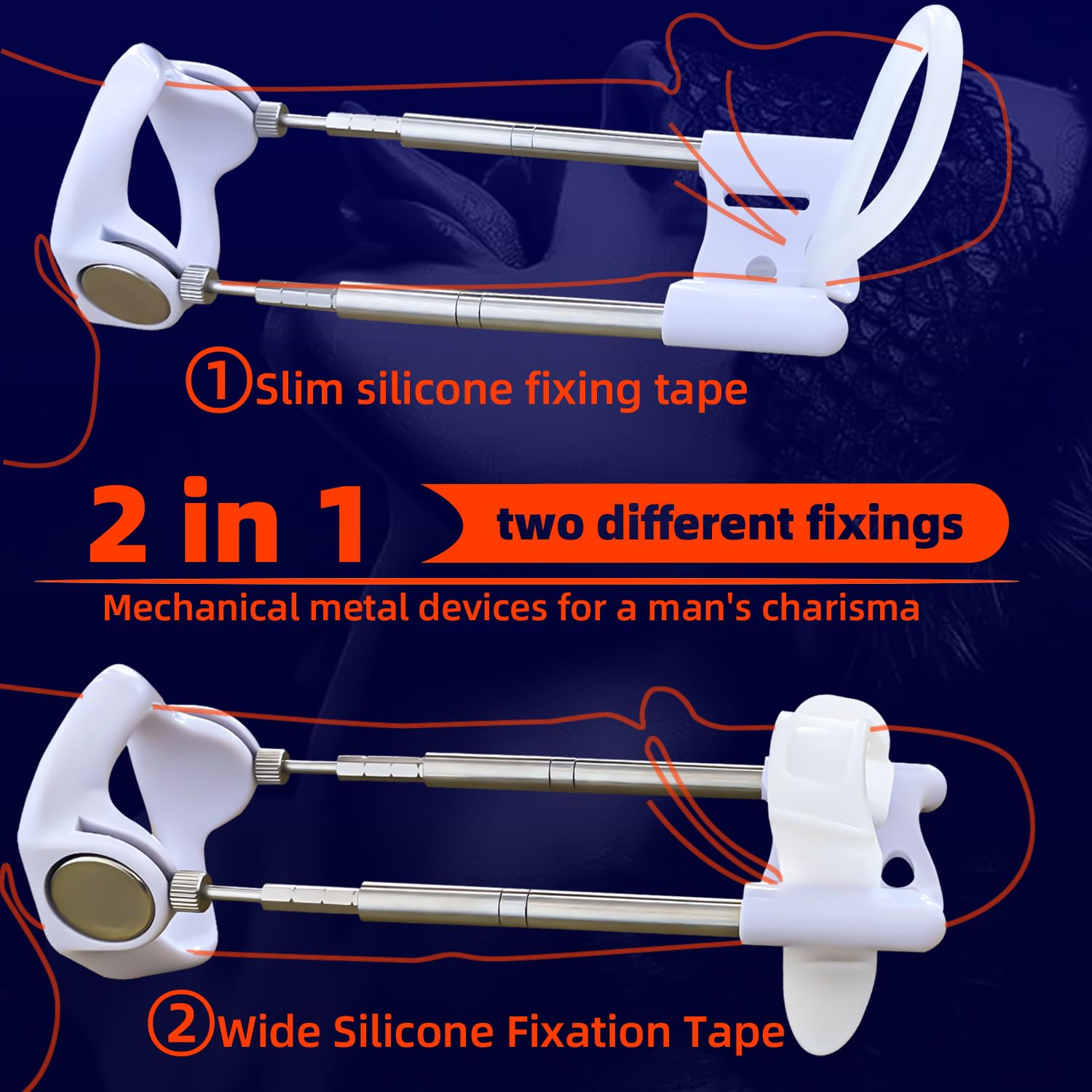 **Adjustable Penis Extender Stretcher Kit for Men – Effective Male Enlargement Traction Device with Comfortable Wearable Design – Enhance Size & Confidence for Intimacy & Performance**