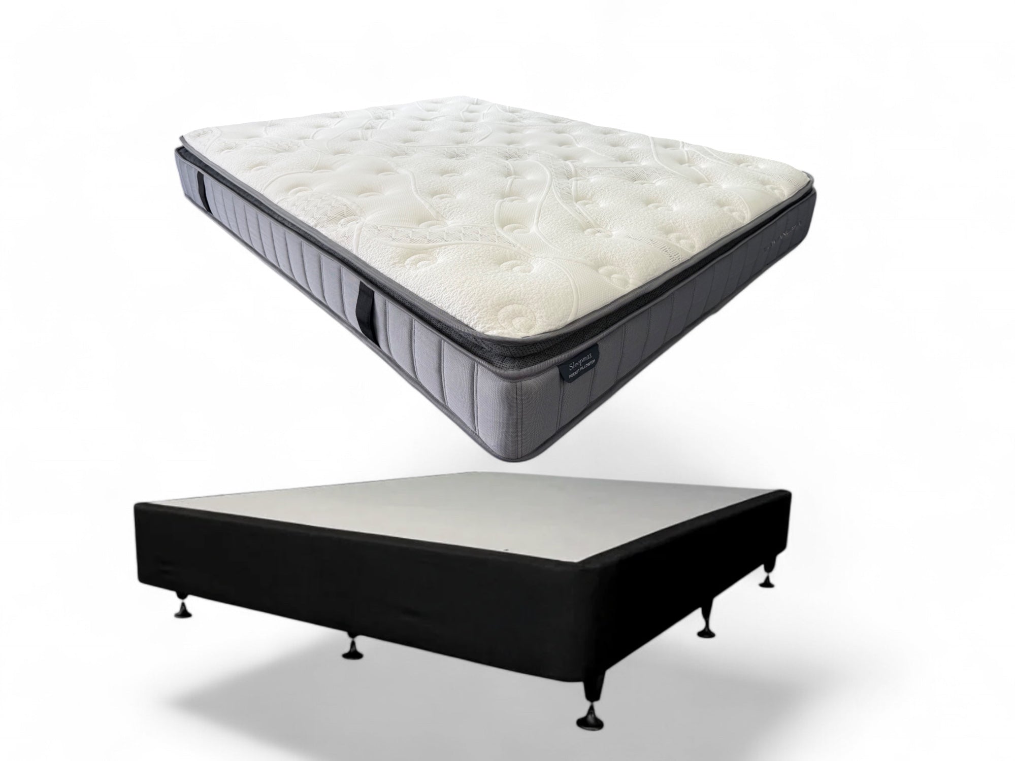 Sleep Max Pillow Top Mattress - Double Size, Premium Comfort for Back & Side Sleepers - Perfect for Master Bedrooms & Guest Rooms