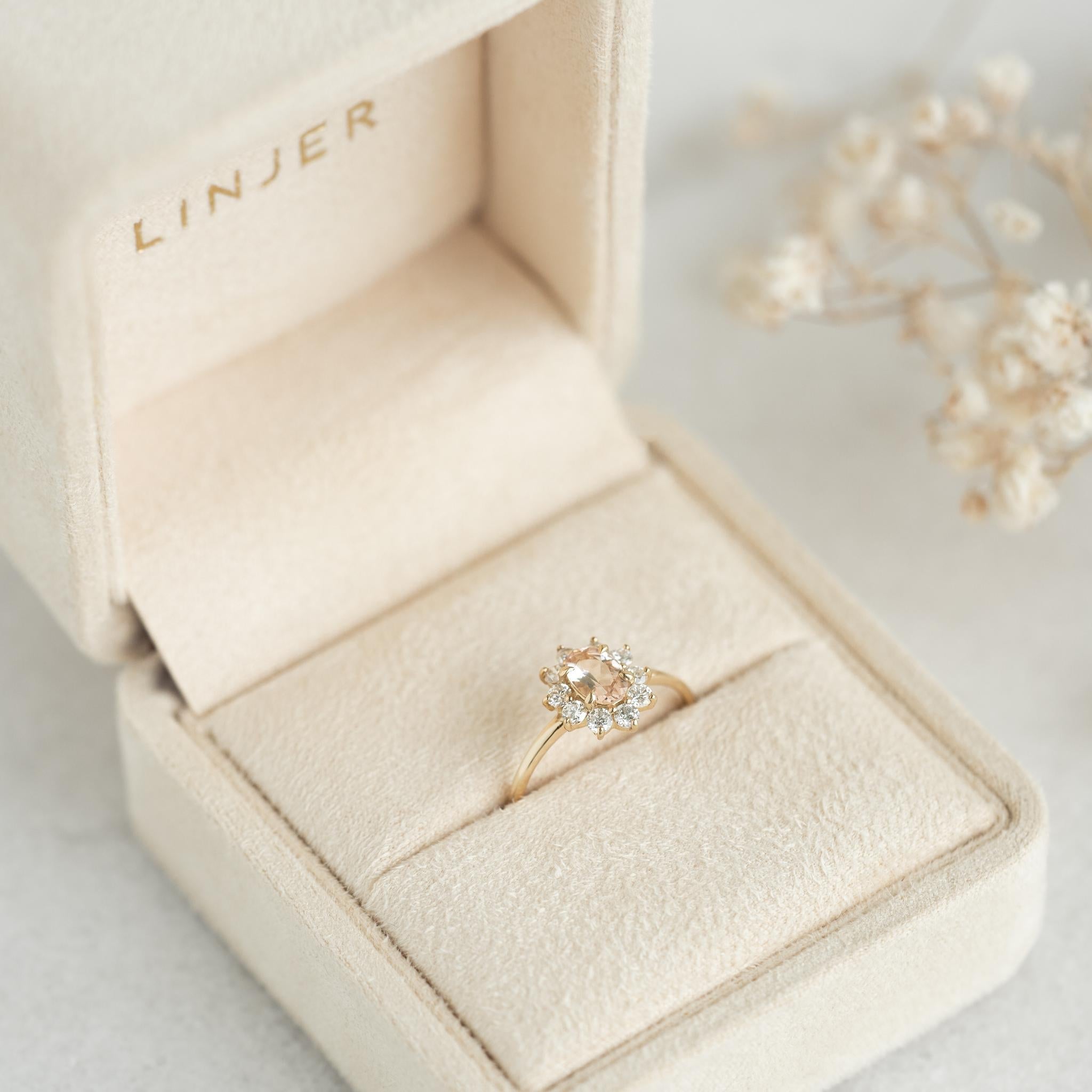 Velvet Ring Box - Elegant Jewelry Gift Box for Engagement, Wedding & Proposal Rings - Perfect for Proposal, Anniversary & Special Occasions