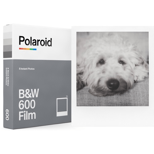 Polaroid Originals Black & White 600 Instant Film (8 Exposures) - Vintage Style Instant Camera Film for Creative Photography, Parties & Travel Memories