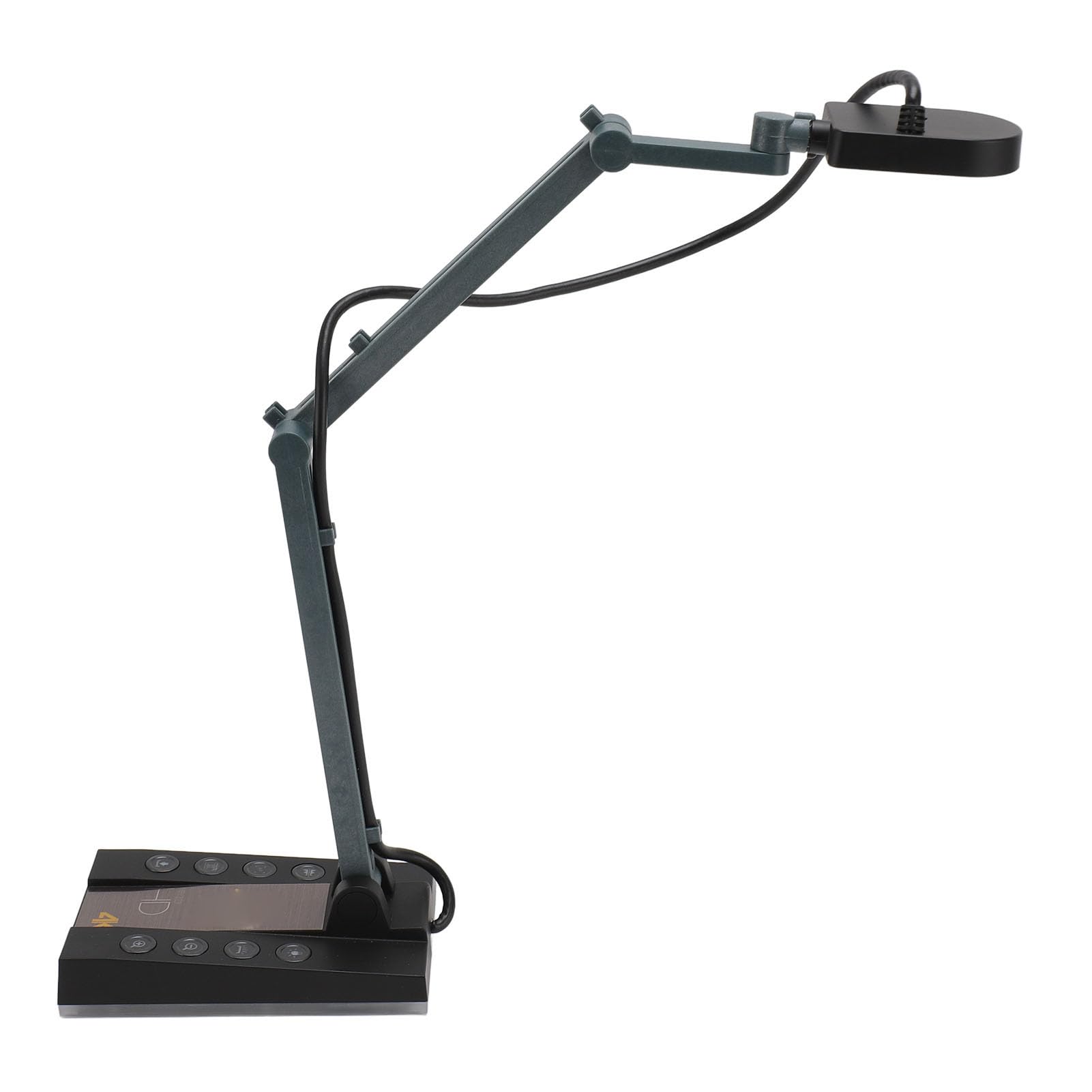 4K UHD 15MP USB Document Camera with LED Light - 30fps Foldable Webcam for Teachers, Online Classes, Chromebook & PC (Mac OS X 10.11+) - Perfect for Distance Learning, Virtual Teaching & Presentations