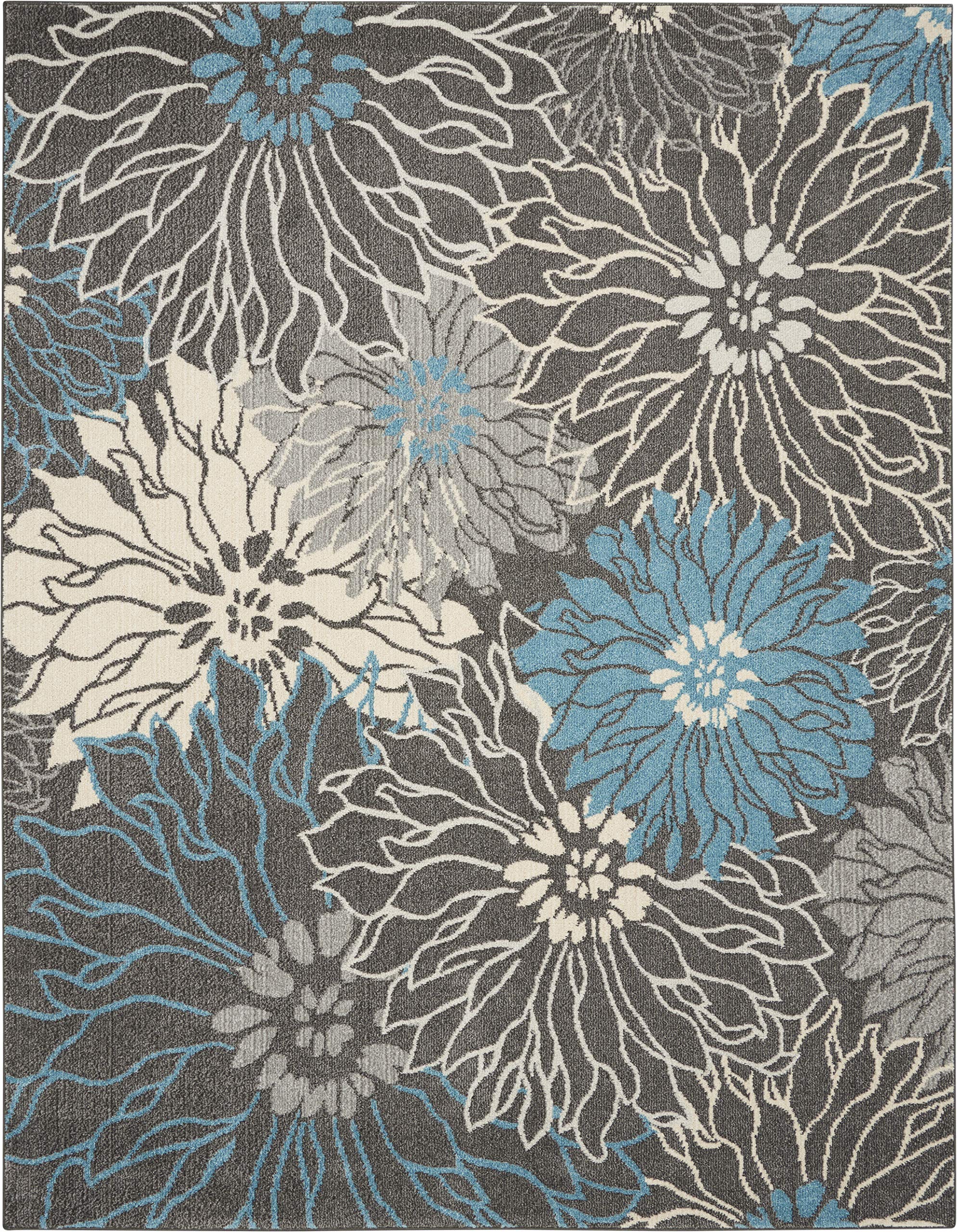 Nourison Passion Charcoal/Blue 6'7