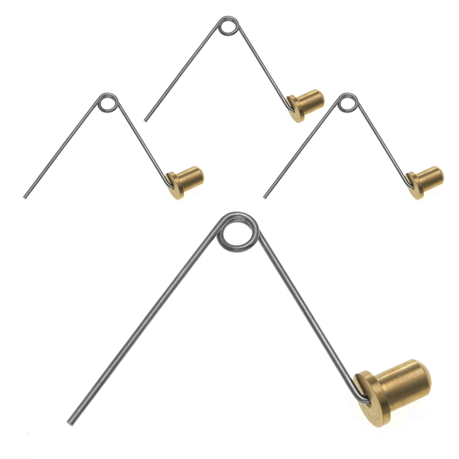 4pcs Kayak Paddle Spring Clips - Heavy Duty Push Button Snap Clips for Tent Poles, Canoe Accessories & Outdoor Gear - Secure Fastening for Camping, Boating & Water Sports