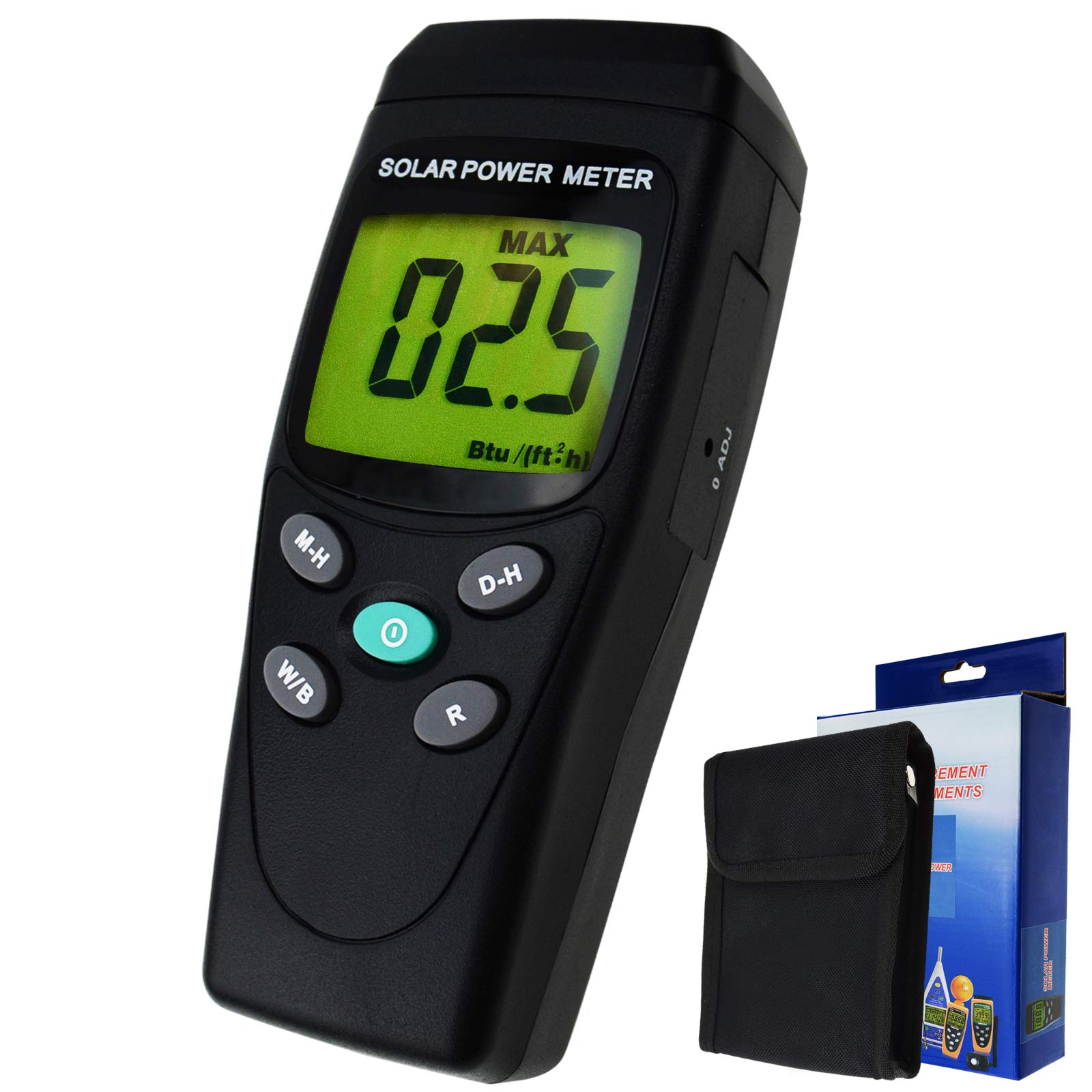 Digital Solar Power Meter - Pyranometer for Solar Radiation & Energy Measurement | Agriculture, Physics & Optical Lab Tools | Perfect for Solar Panel Testing & Environmental Research