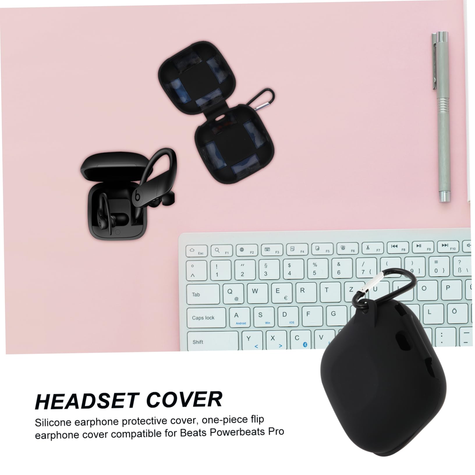 Yardenfun Hard Protective Case for Wireless Earbuds - Durable Charging Box Cover for AirPods Pro & Other Bluetooth Headphones - Perfect for Travel, Gym & Daily Use