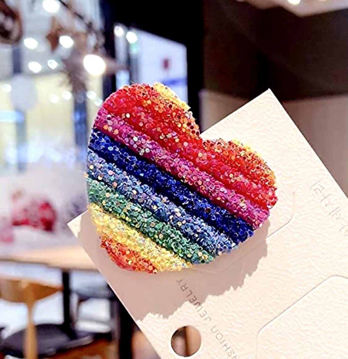 DRP Unicorn Hair Clips for Girls - Cute Bunny & Rainbow Hair Accessories with Glitter - Pack of 4 Stylish Hair Clips for Kids & Baby Girls - Perfect for School, Parties, and Everyday Fashion