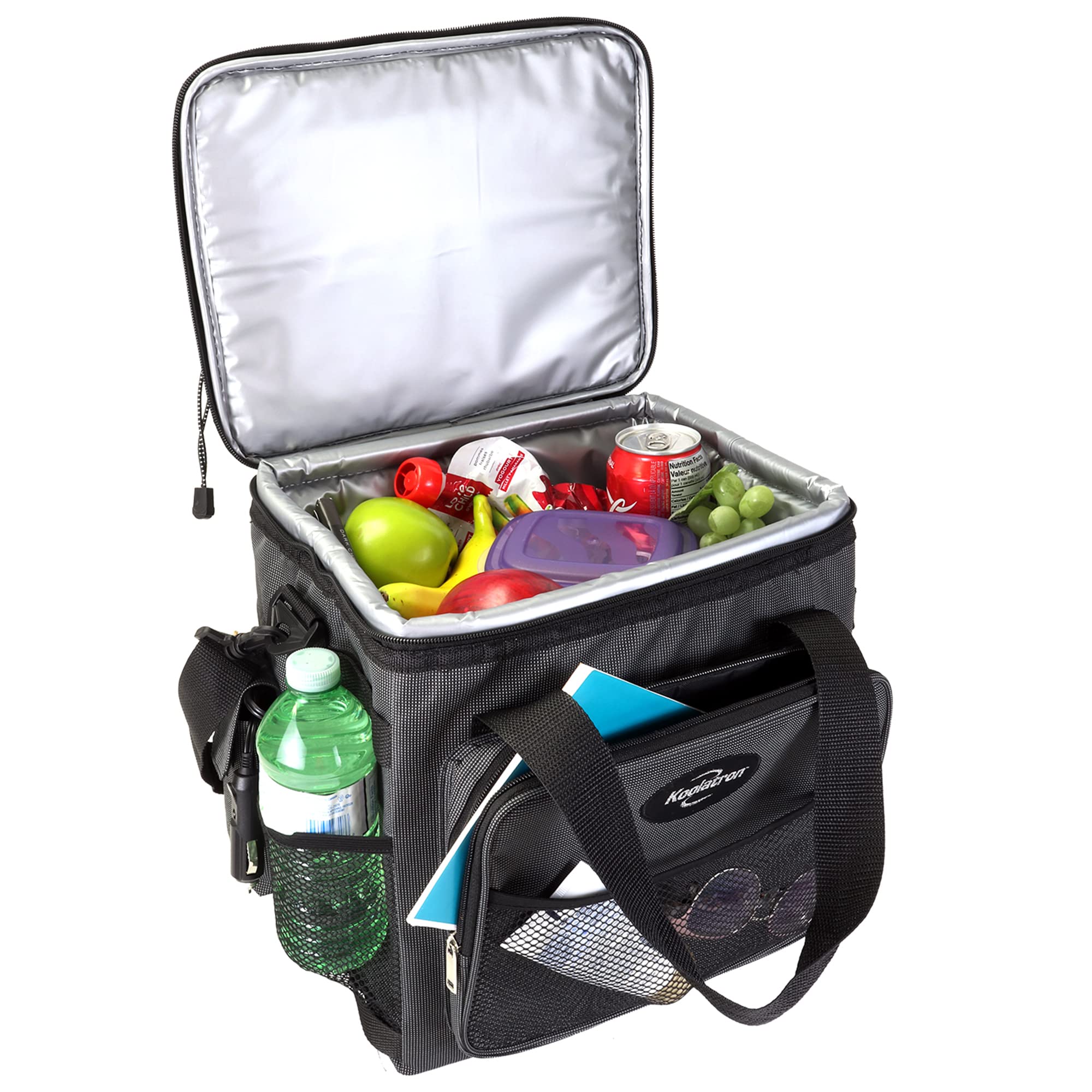 Koolatron 12V Portable Electric Cooler & Warmer - 14 Quart Insulated Lunch Bag for Car, Truck, Boat, Camping & Travel | Keeps Food Fresh & Drinks Cold | Perfect for Road Trips, Picnics & Outdoor Adventures