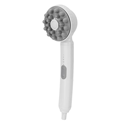 Electric Bath Brush & Body Scrubber with Magnetic Suction Shower Head - Exfoliating & Massage for Relaxation - Perfect for Home Spa, Back Scrubbing & Stress Relief