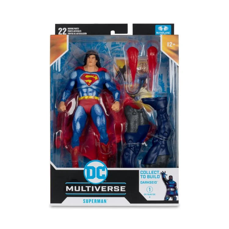 DC Multiverse Superman Justice League Task Force Action Figure - Collect to Build Darkseid | Superhero Toy for Display, Collection & Play | Perfect for Fans, Gifts & Comic Conventions
