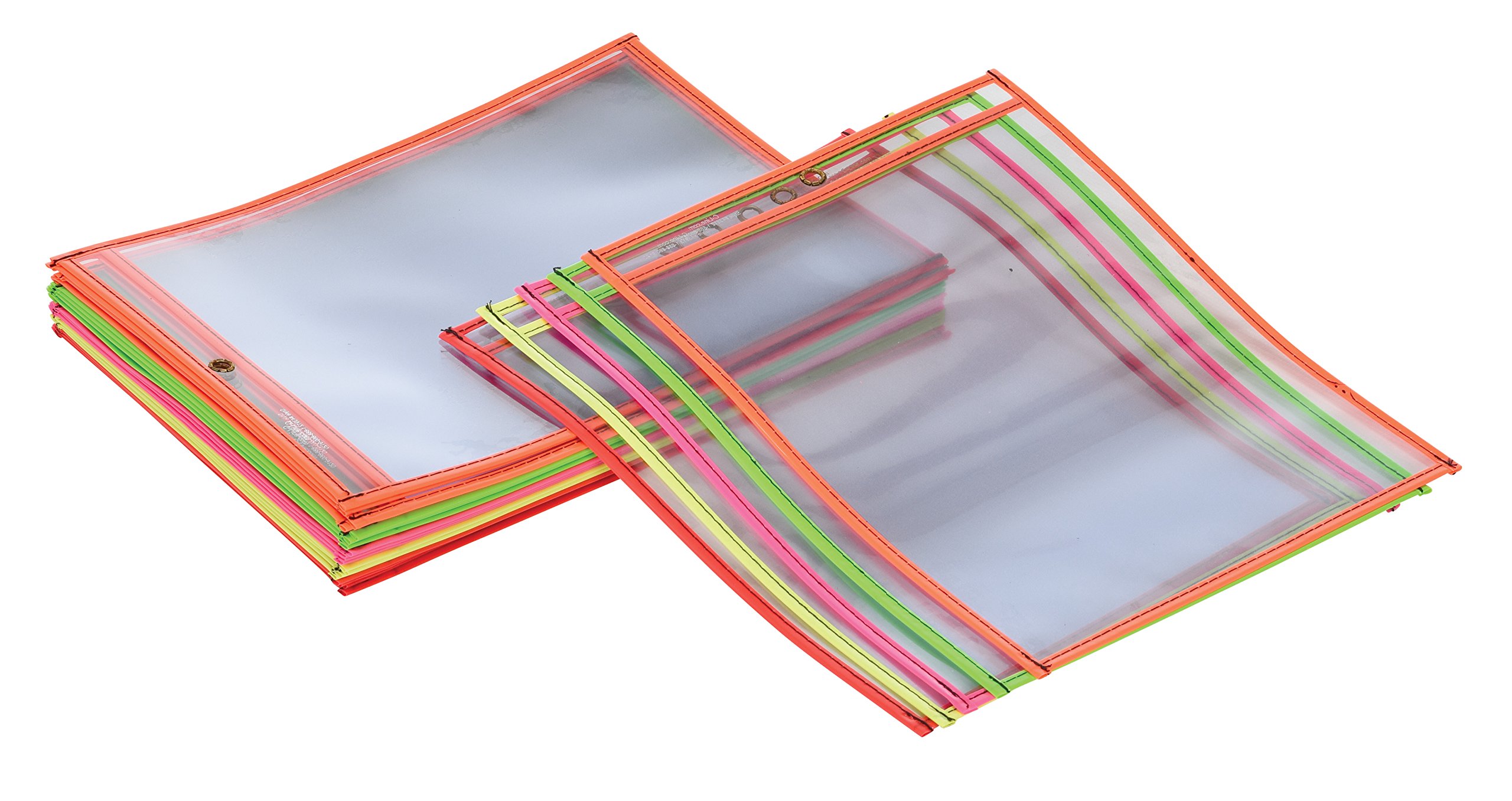 25-Pack Neon Shop Ticket Holders - Bright & Durable for Events, Retail, and Parties - Perfect for Organizing Tickets, Coupons, and Receipts
