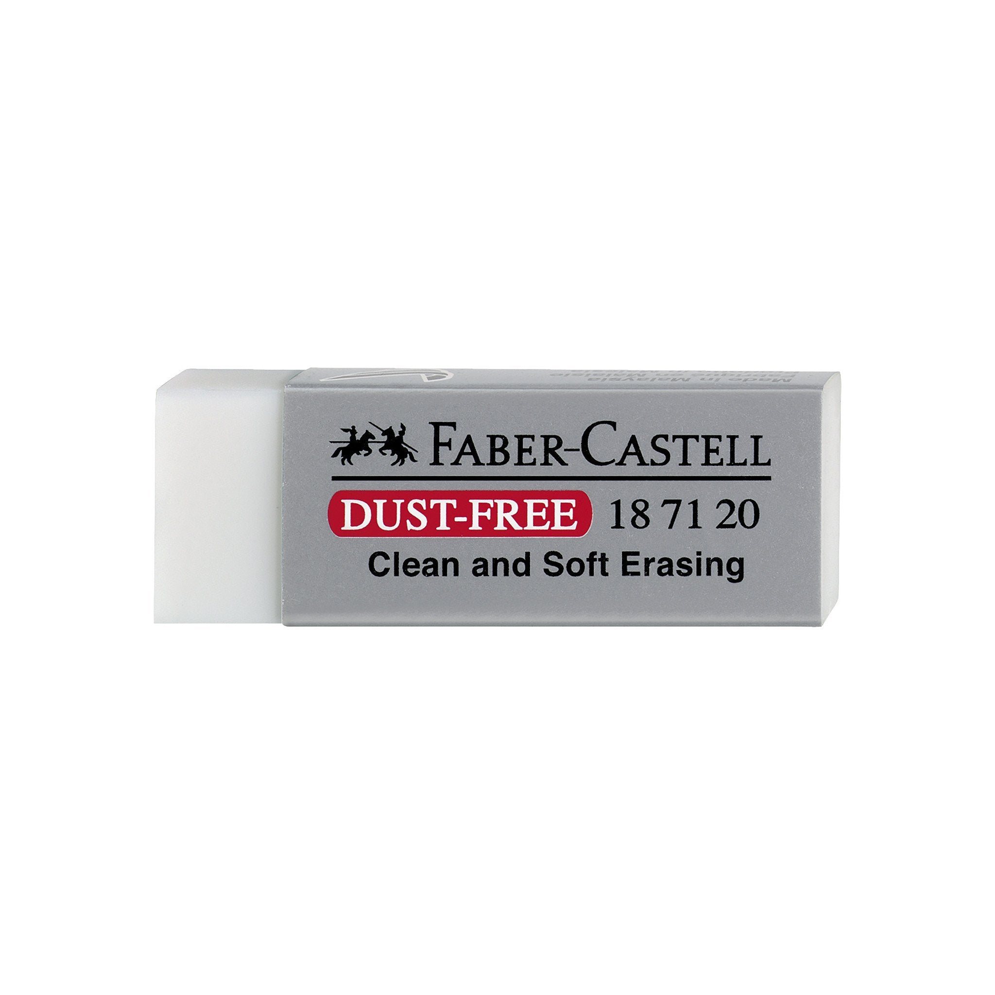 Faber Castell Dust-Free White Art Eraser for Sketching, Drawing & Professional Artwork - Perfect for Artists, Students & Office Use