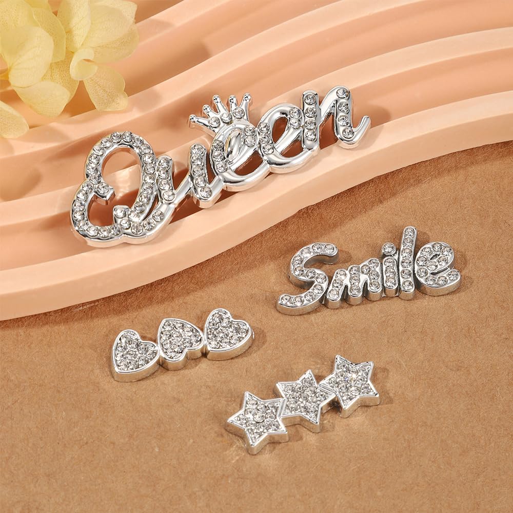 Sparkling Shoe Charms for Women - Fashionable Bling Chain Shoe Accessories, Cute Butterfly & Flower Jewelry Decorations - Perfect Birthday Gifts & Party Favors for Girls (Great for Weddings, Prom, Dances & Special Occasions)