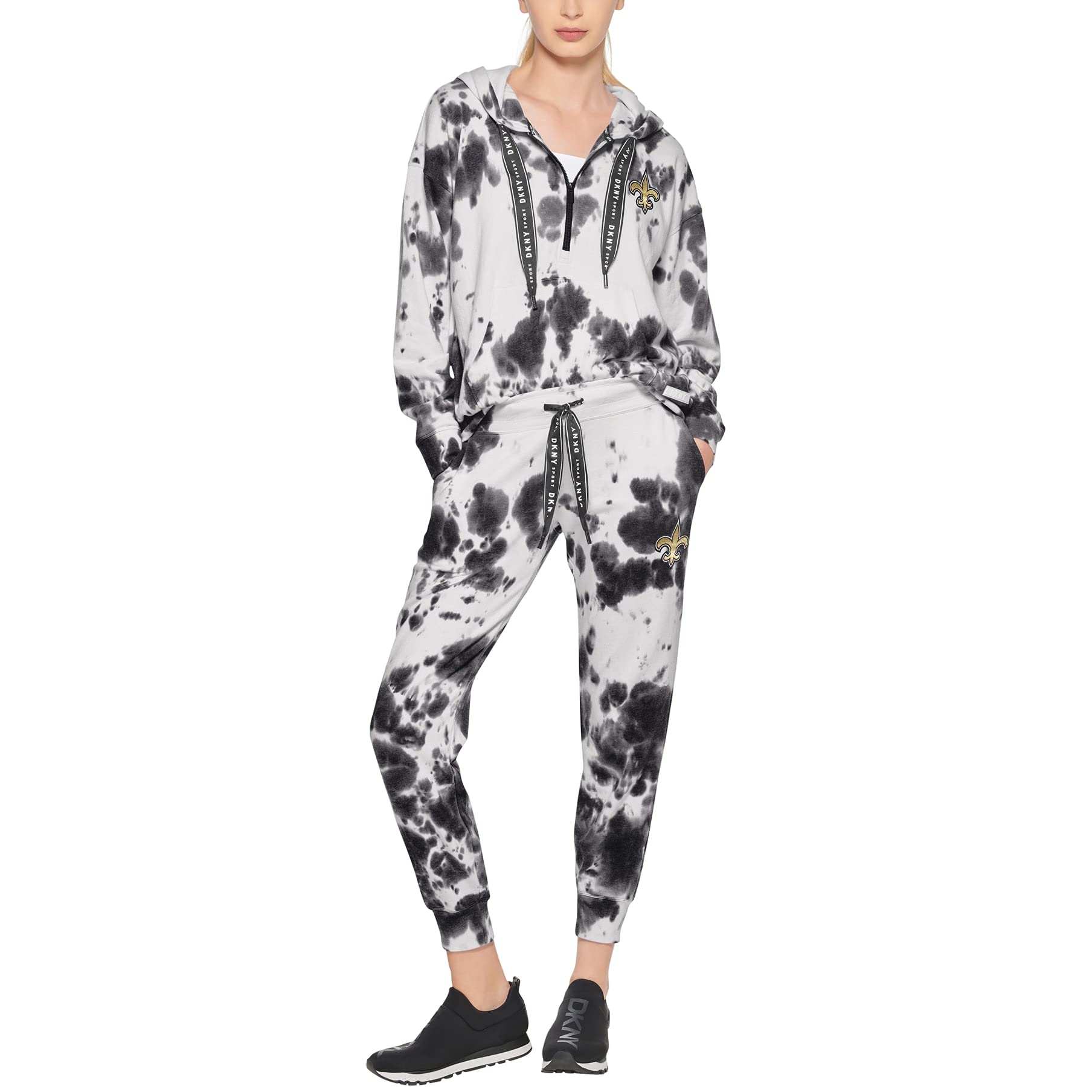 DKNY Women's NFL Melody Tie-Dye Jogger Pants - Stylish Lounge & Workout Pants for Women, Perfect for Casual Wear, Yoga, and Running