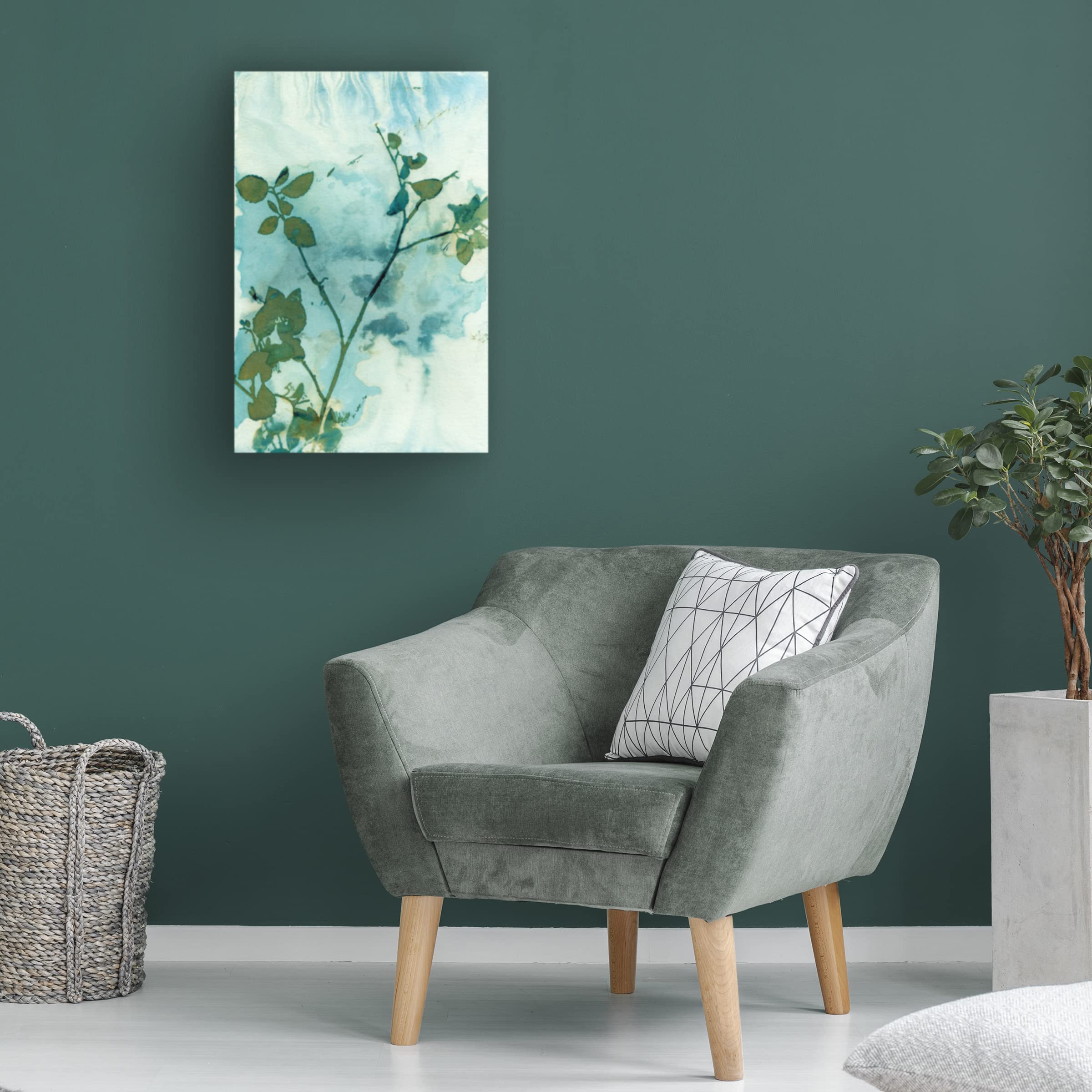 Trademark Fine Art 'Leaves And Sky' Canvas Wall Art Print by Krista McCurdy - Nature Inspired Home Decor for Living Room, Bedroom & Office