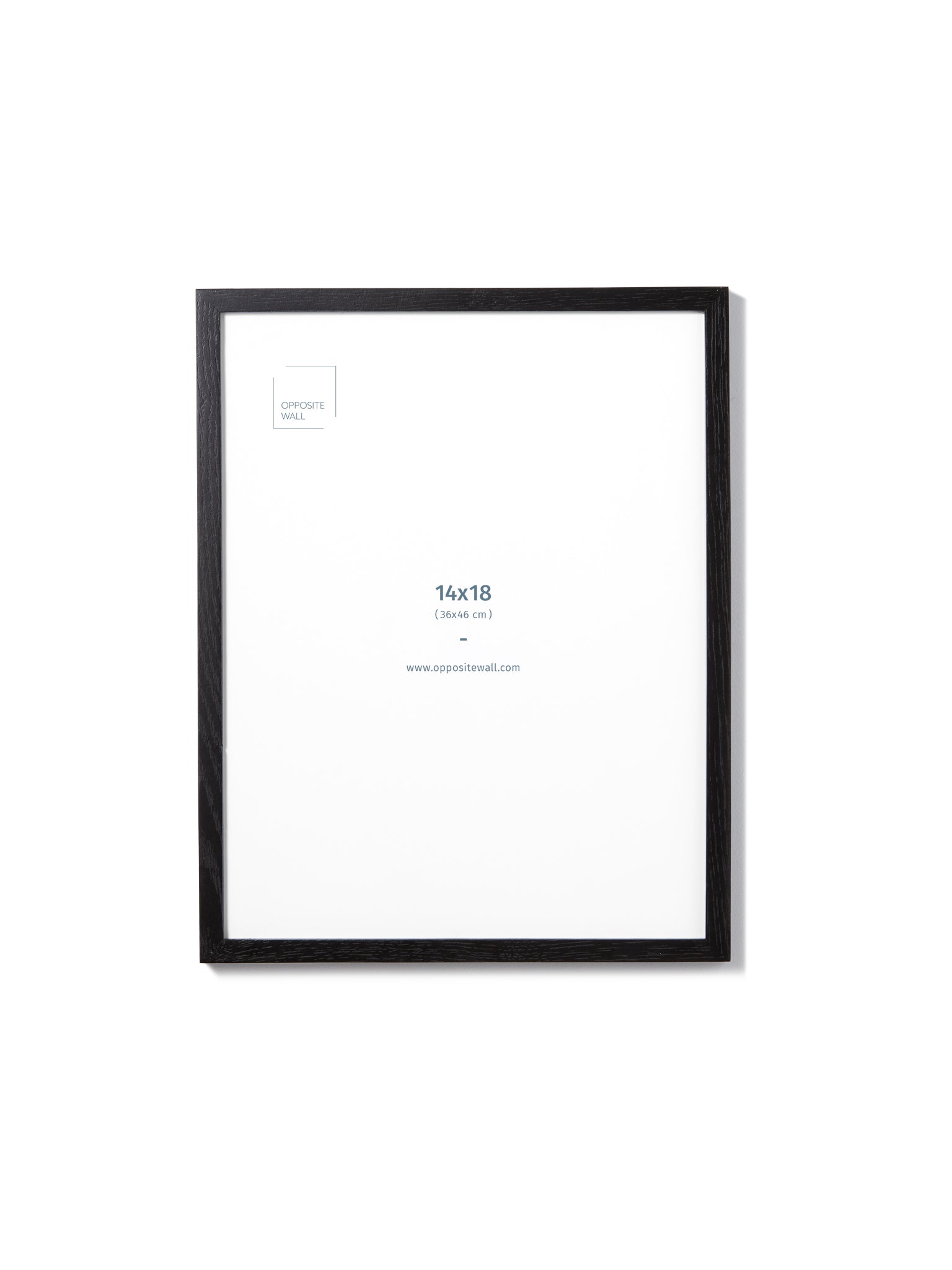 Black Oak Picture Frame 14x18 Inches (36x46 cm) - Perfect for Wall Art, Family Photos & Home Decor